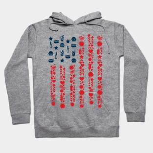 4th July. American Icons Hoodie
